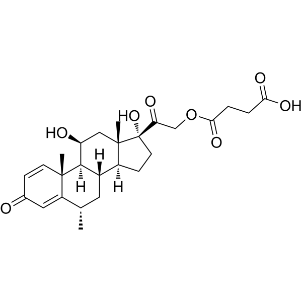 Methylprednisolone succinate Chemical Structure