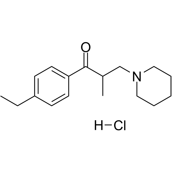 Eperisone hydrochloride Chemical Structure