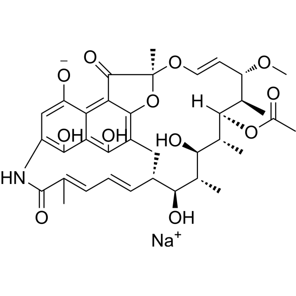Rifamycin sodium Chemical Structure