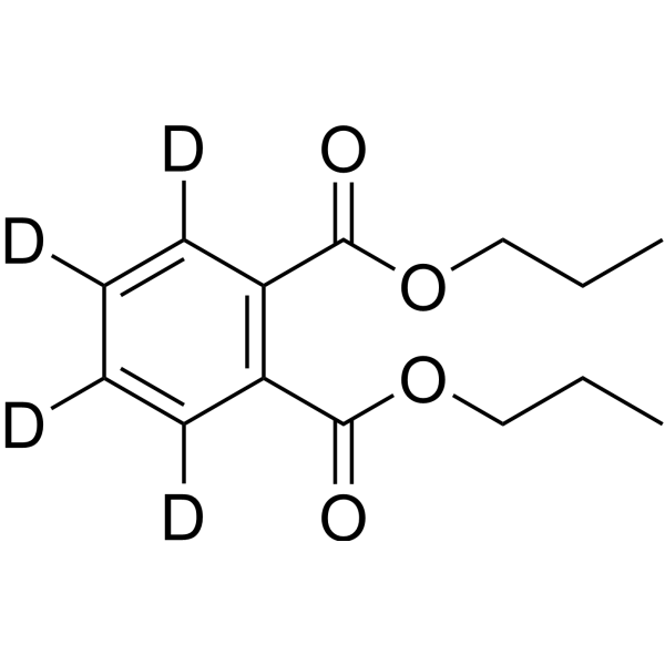 Dipropyl phthalate-d<sub>4</sub> Chemical Structure