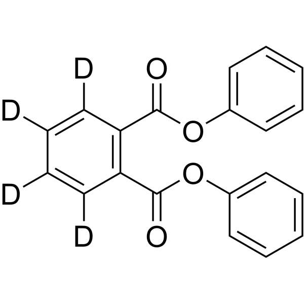 Diphenyl phthalate-3,4,5,6-d<sub>4</sub> Chemical Structure