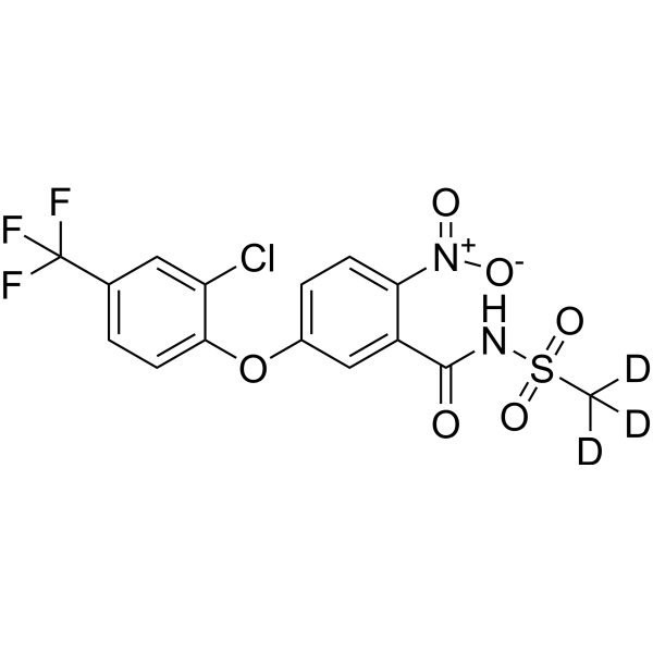Fomesafen-d<sub>3</sub> Chemical Structure