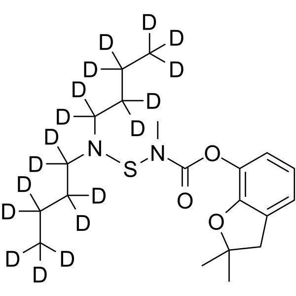 Carbosulfan-d<sub>18</sub> Chemical Structure