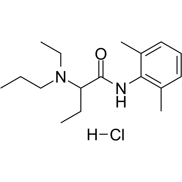Etidocaine hydrochloride Chemical Structure