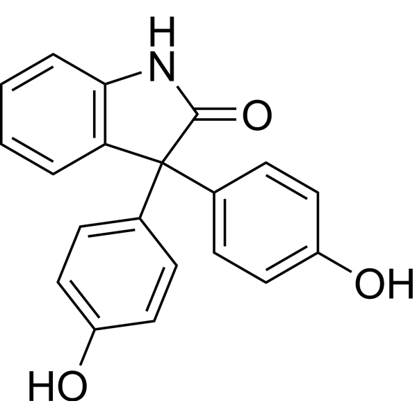 Oxyphenisatine Chemical Structure