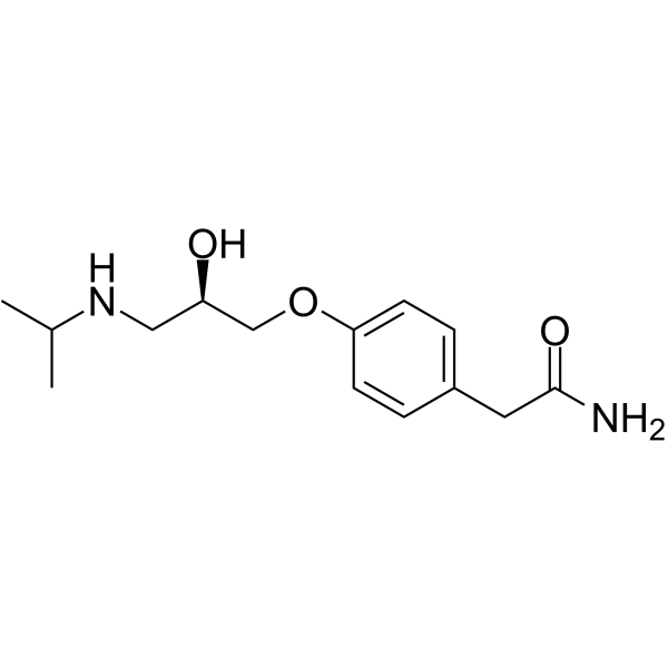 (R)-(+)-Atenolol Chemical Structure