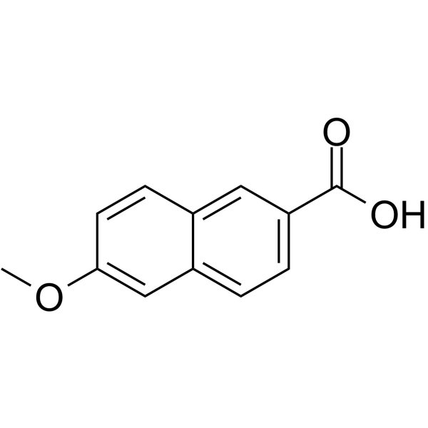 6-Methoxy-2-naphthoic acid Chemical Structure