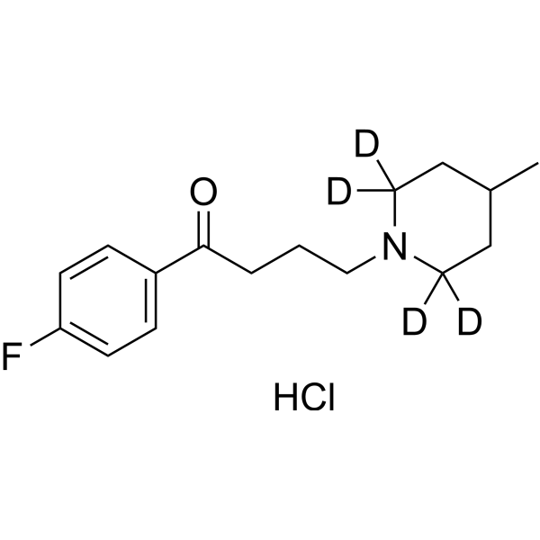 Melperone-d<sub>4</sub> hydrochloride Chemical Structure