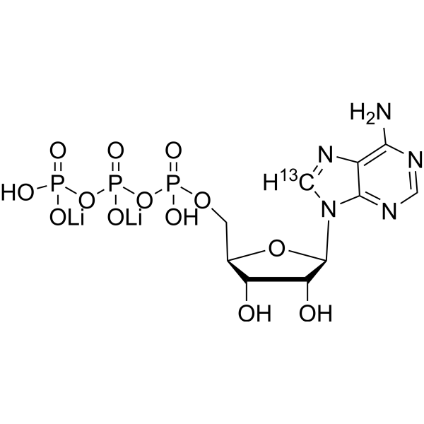 ATP-<sup>13</sup>C dilithium Chemical Structure