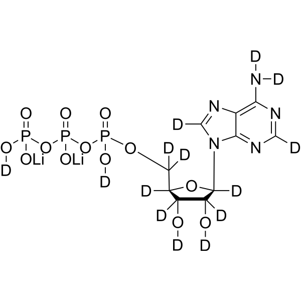 ATP-d<sub>14</sub> dilithium Chemical Structure