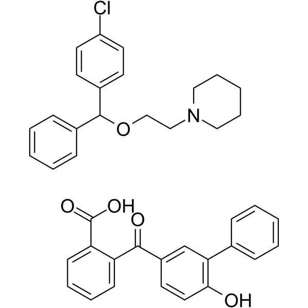 Cloperastine fendizoate Chemical Structure