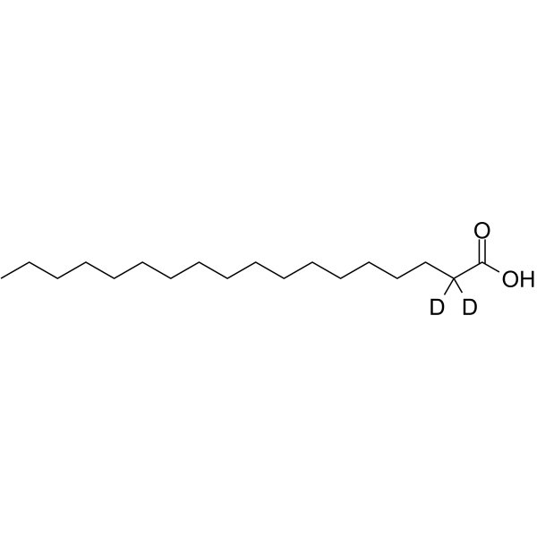Stearic acid-d<sub>2</sub> Chemical Structure