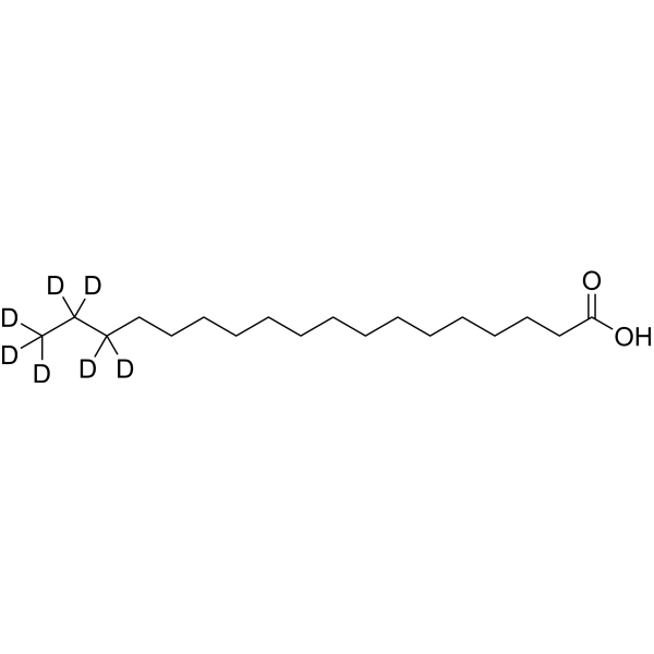 Stearic acid-d<sub>7</sub> Chemical Structure