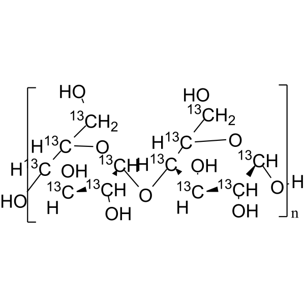Starch-<sup>13</sup>C<sub>12</sub> (from potato) Chemical Structure