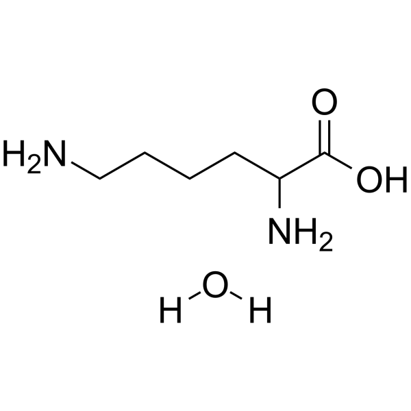 DL-Lysine monohydrate Chemical Structure