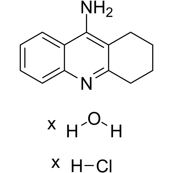 Tacrine hydrochloride (hydrate) Chemical Structure