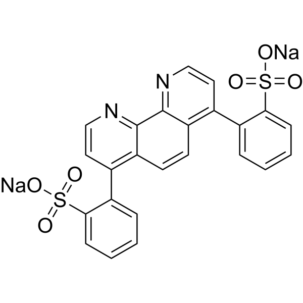 Bathophenanthroline disulfonic acid sodium Chemical Structure