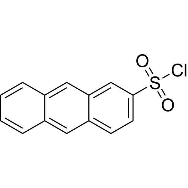2-Anthracenylsulfonyl chloride 構造式
