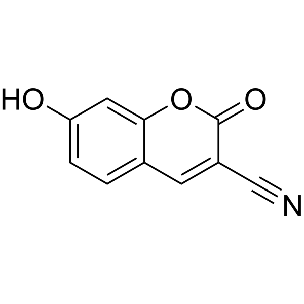 3-Cyanoumbelliferone Chemical Structure