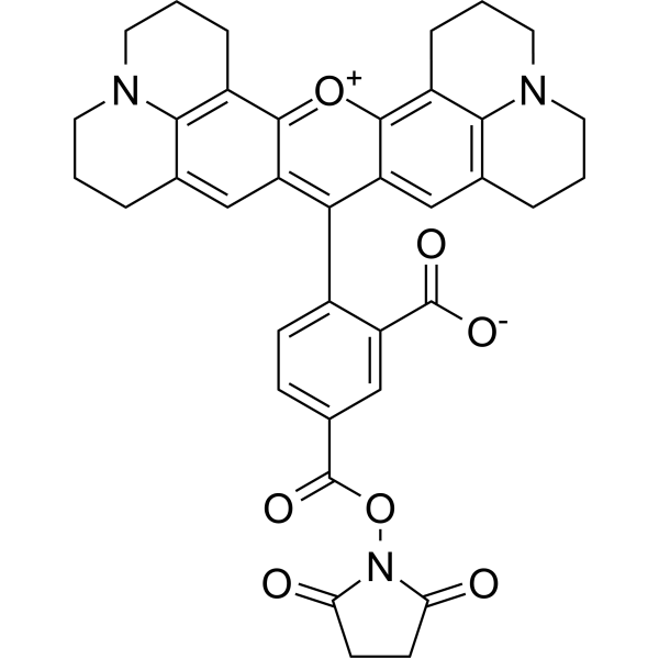 5-Carboxy-X-rhodamin N-succinimidyl ester Chemical Structure