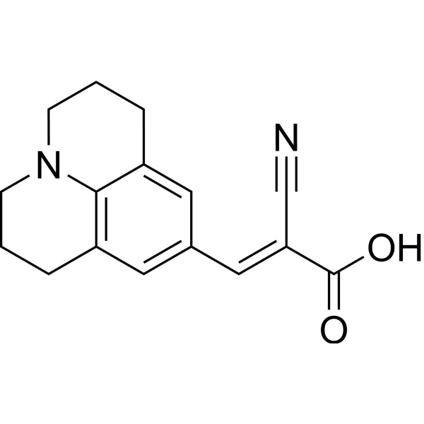 <em>9</em>-(2-Carboxy-2-cyanovinyl)julolidine