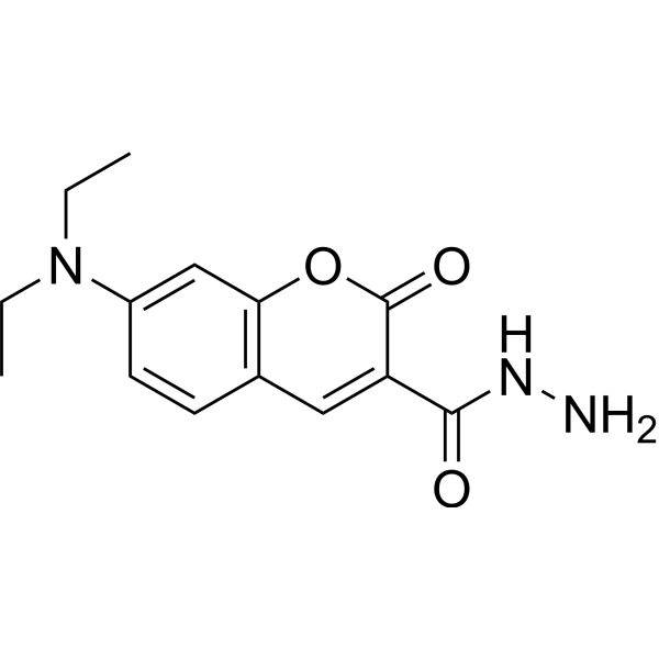 7-Diethylaminocoumarin-3-carbohydrazide Chemical Structure