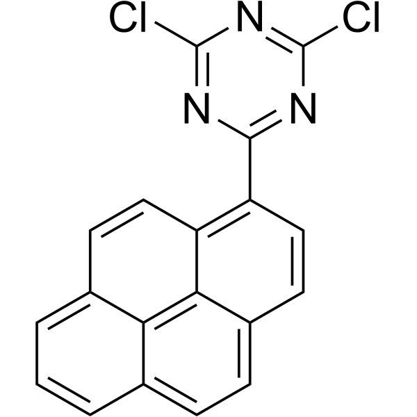 1-(Dichloro-1,3,5-triazinyl)-pyrene Chemical Structure