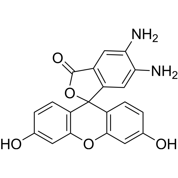 4,5-Diaminofluorescein Chemical Structure