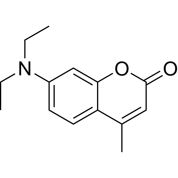 7-Diethylamino-4-methylcoumarin Chemical Structure