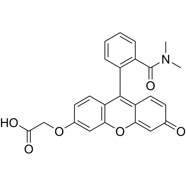 O'-(carboxymethyl)fluoresceinamide Chemical Structure