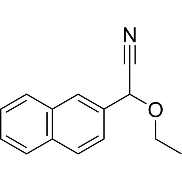 2-Ethoxy-2-(2-naphthyl)ethanenitril Chemical Structure