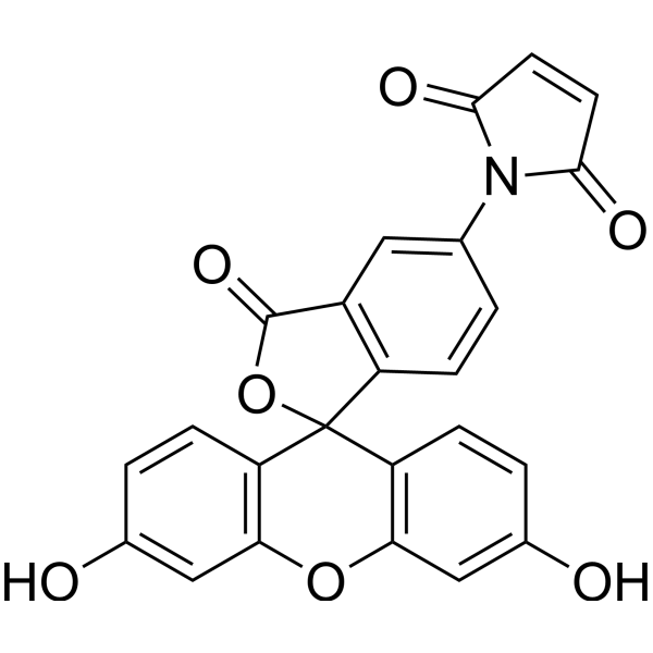 Fluorescein-5-maleimide Chemical Structure