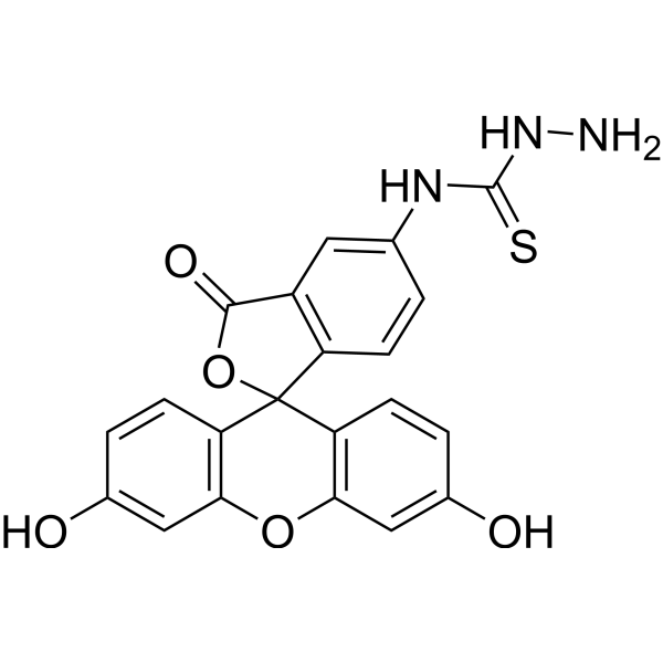 Fluorescein-5-thiosemicarbazide Chemical Structure