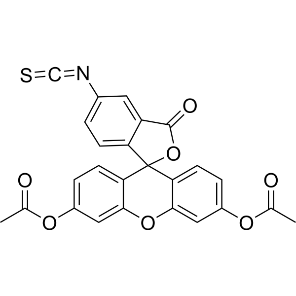 Fluorescein-diacetate-5-isothiocyanat Chemical Structure