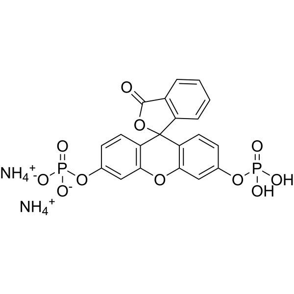 Fluorescein-diphosphat diammonium Chemical Structure