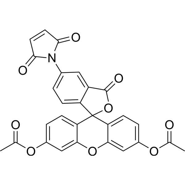 Fluorescein diacetate 5-maleimide Chemical Structure