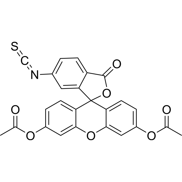 Fluorescein diacetate 6-isothiocyanate Chemical Structure