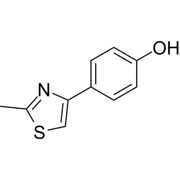 4-(2-Methyl-4-thiazolyl)phenol Chemical Structure