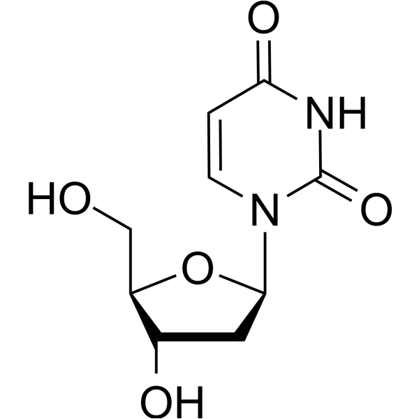 2'-Deoxyuridine Chemical Structure