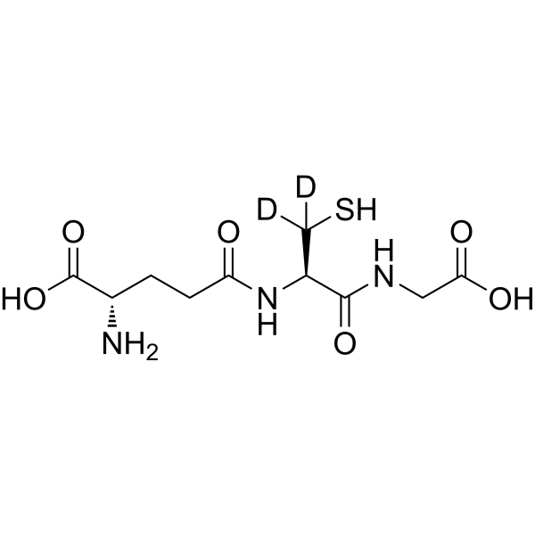 L-Glutathione reduced-d<sub>2</sub> Chemical Structure