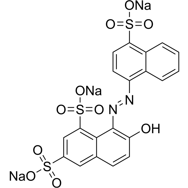Ponceau 4R (85%) Chemical Structure