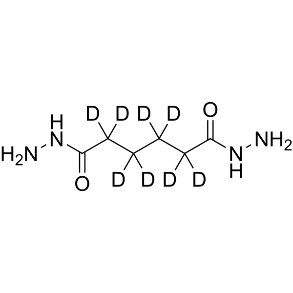Adipic acid dihydrazide-d<sub>8</sub> Chemical Structure
