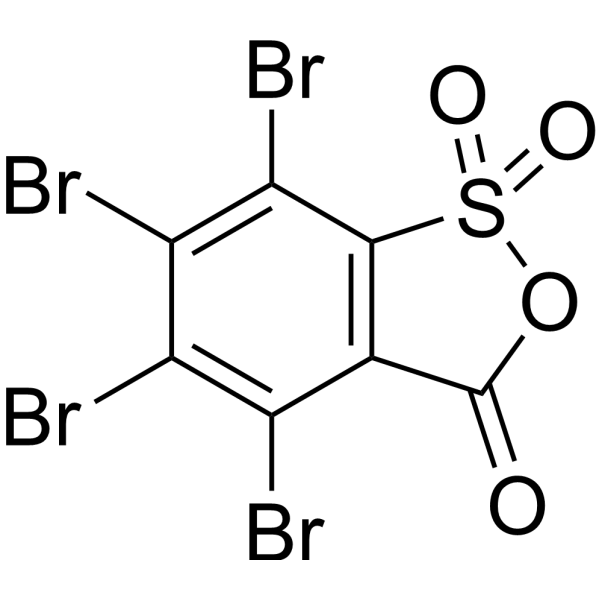 Tetrabromo-o-sulfobenzoic anhydride Chemical Structure