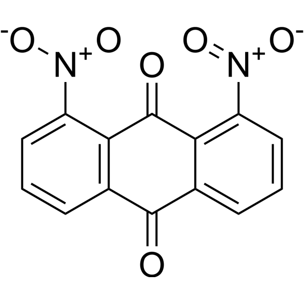 1,8-Dinitroanthraquinone Chemical Structure