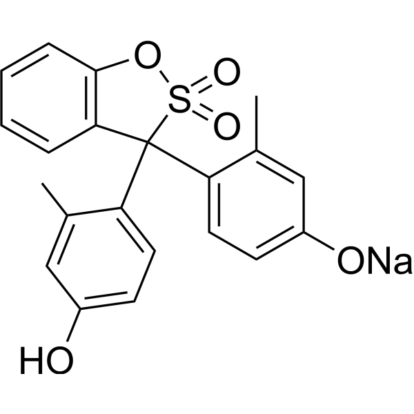m-Cresol purple sodium Chemical Structure