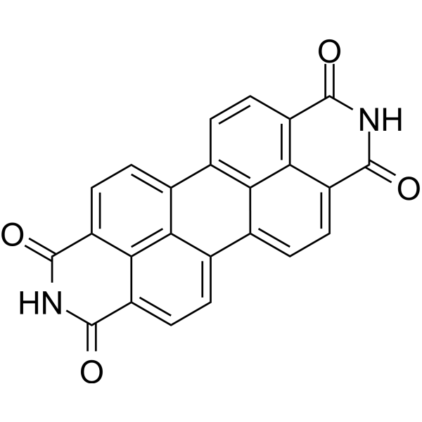 3,4,9,10-Perylenetetracarboxylic-diimide Chemical Structure