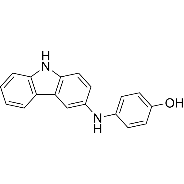 4-(9H-Carbazol-3-ylamino)phenol Chemical Structure
