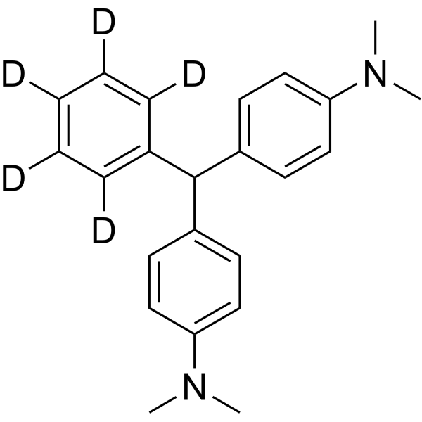 Leucomalachite green-d<sub>5</sub> Chemical Structure