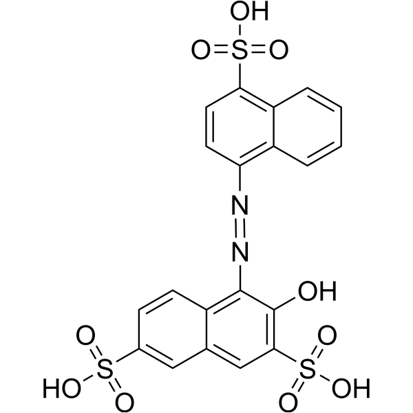 Amaranth free acid Chemical Structure