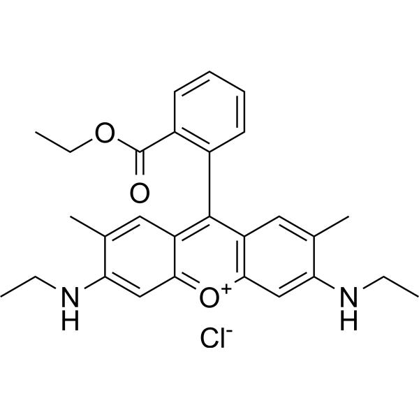 Rhodamine 6G (indicator) Chemical Structure